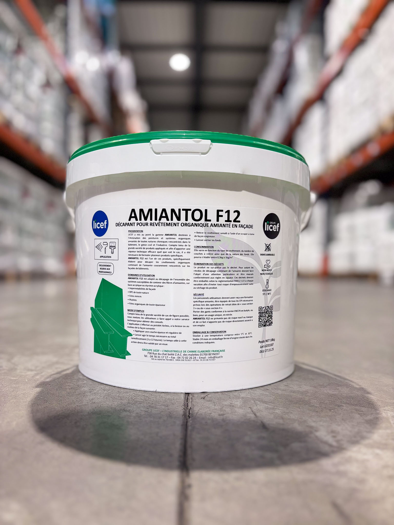 AMIANTOL F12 – Gamme LICEF