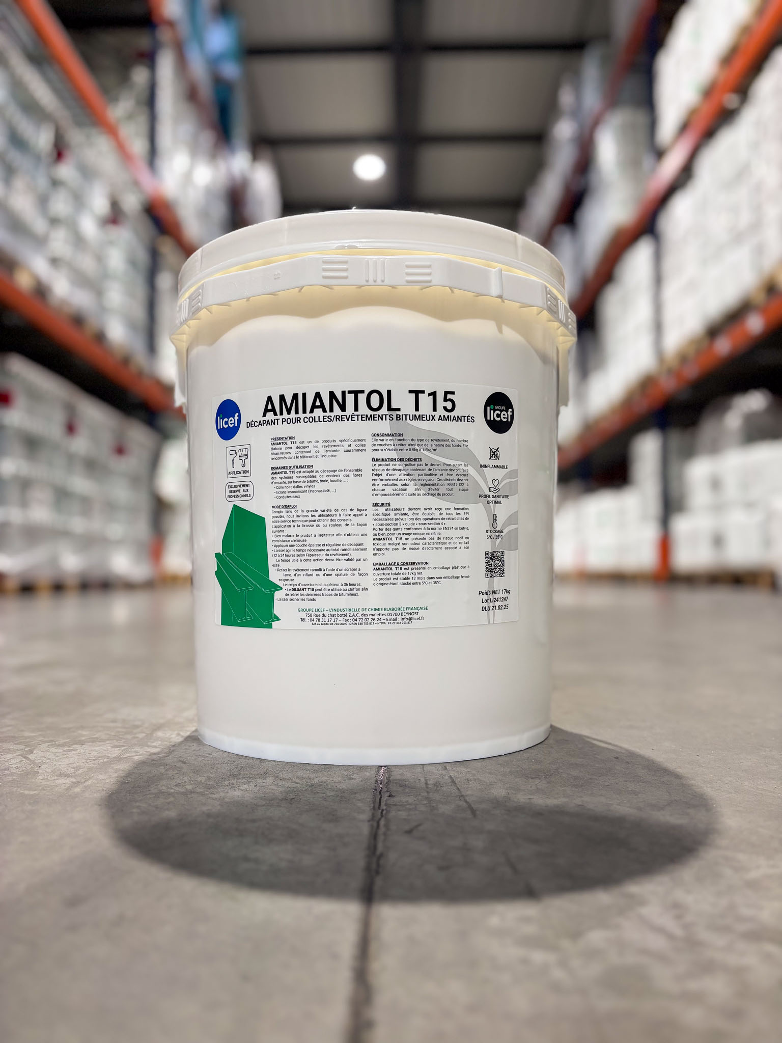 AMIANTOL T15 – Gamme LICEF