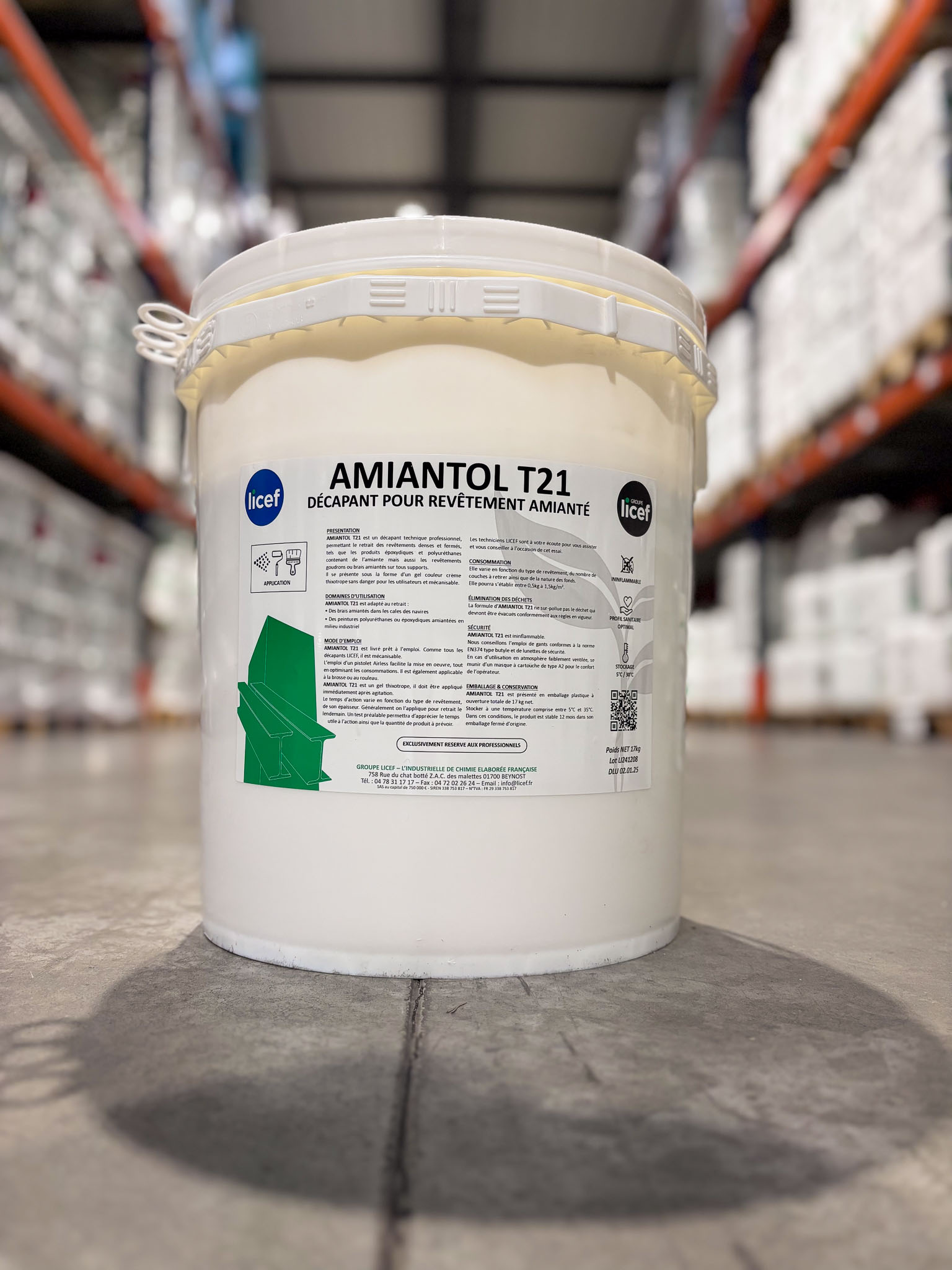AMIANTOL T21 – Gamme LICEF