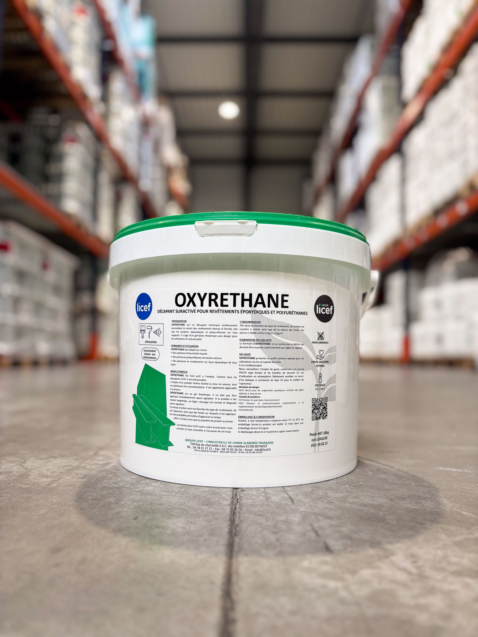 OXYRETHANE – Gamme LICEF