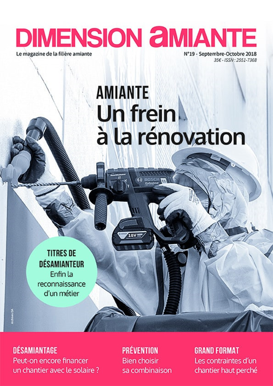 Le magazine Dimension Amiante parle des innovations avec les produits AMIANTOL et DETOX