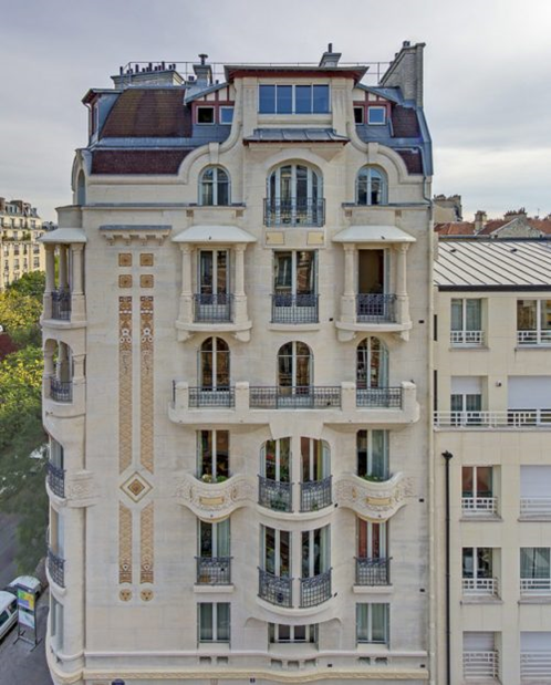 Nettoyage des façades rue Boulard, Paris XIV
